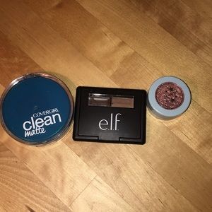 Covergirl Matte Pressed Powder 525, Elf Brows Kit